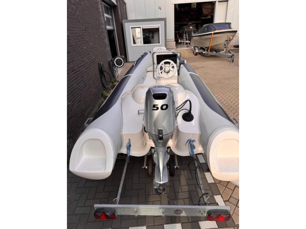 NIMARINE HYPALON 410 MET 50 PK HONDA!, Watersport en Boten, Niet ingevuld, Gebruikt, 4 m, Niet ingevuld