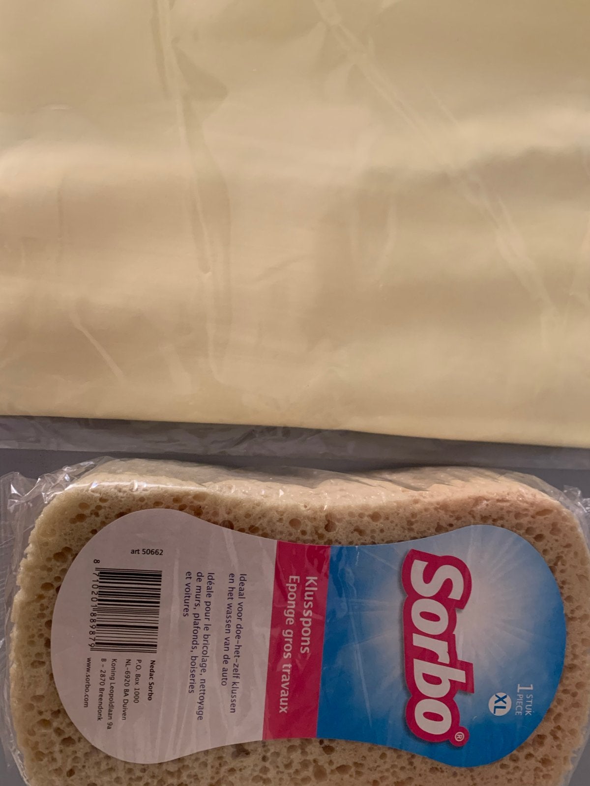 Sorbo Klusspons XL - Ideaal voor klussen en autowassen, Ophalen, Nieuw
