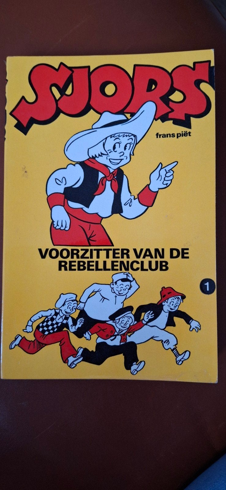 Sjors: Voorzitter van de Rebellenclub - Frans Piët, Boeken, Stripboeken, Gelezen, Ophalen of Verzenden, Frans Piët, Meerdere stripboeken