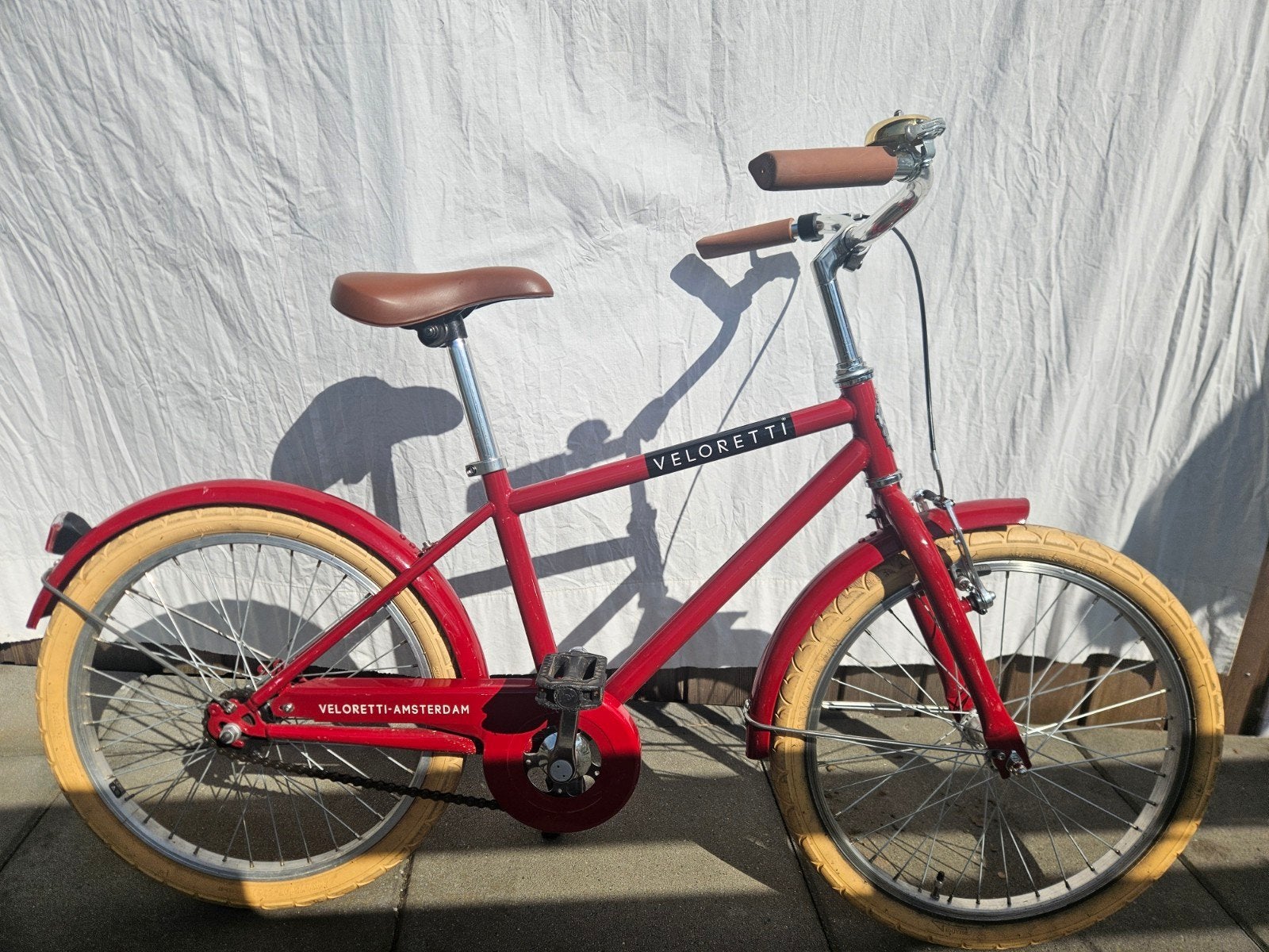 Kinderfiets (Veloretti) voor kids van 5 tot 8 jaar, Terugtraprem, Veloretti, Ophalen of Verzenden, 16 tot 20 inch