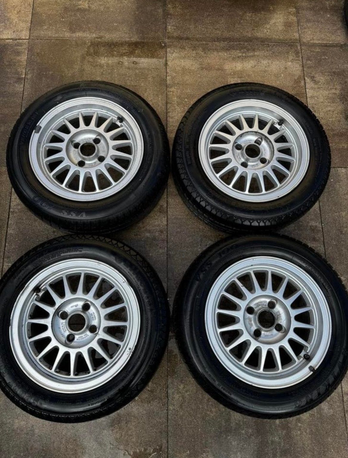 14 inch 4x100 Ronal velgen NIEUWE BANDEN!!!, 14 inch, Banden en Velgen, Nieuw, Ophalen of Verzenden