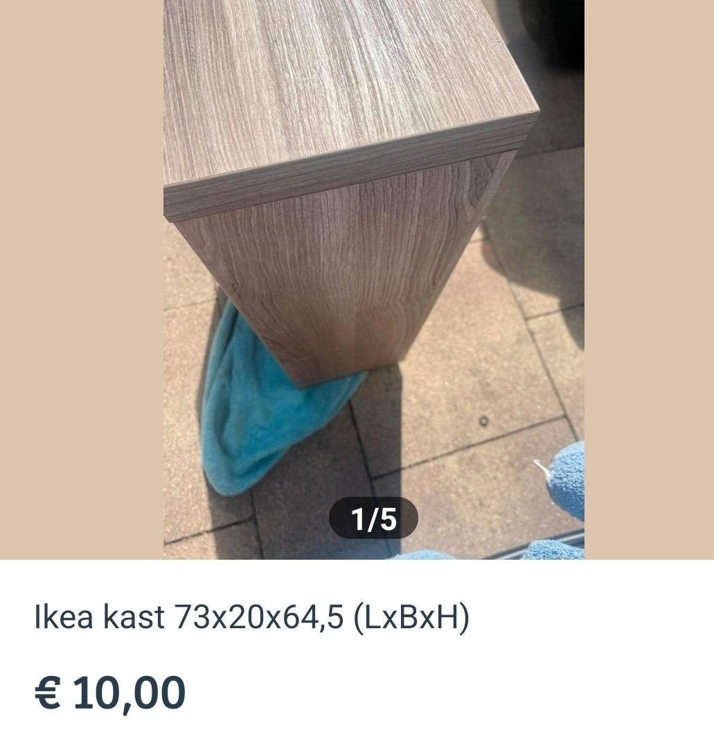 Ikea kast 73x20x64,5 (LxBxH), Ophalen, Zo goed als nieuw