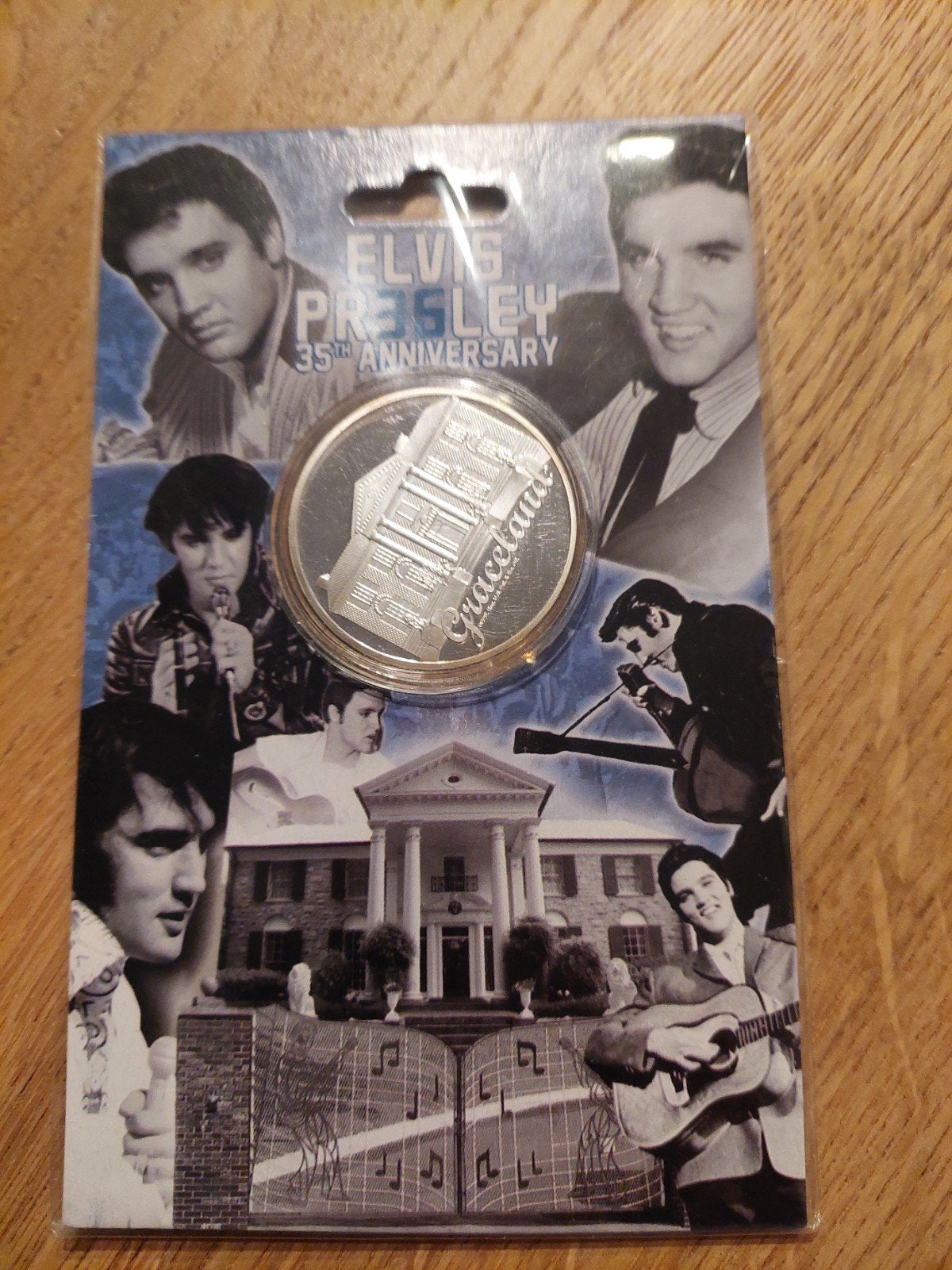 Elvis Presley herdenkingsmunt.
