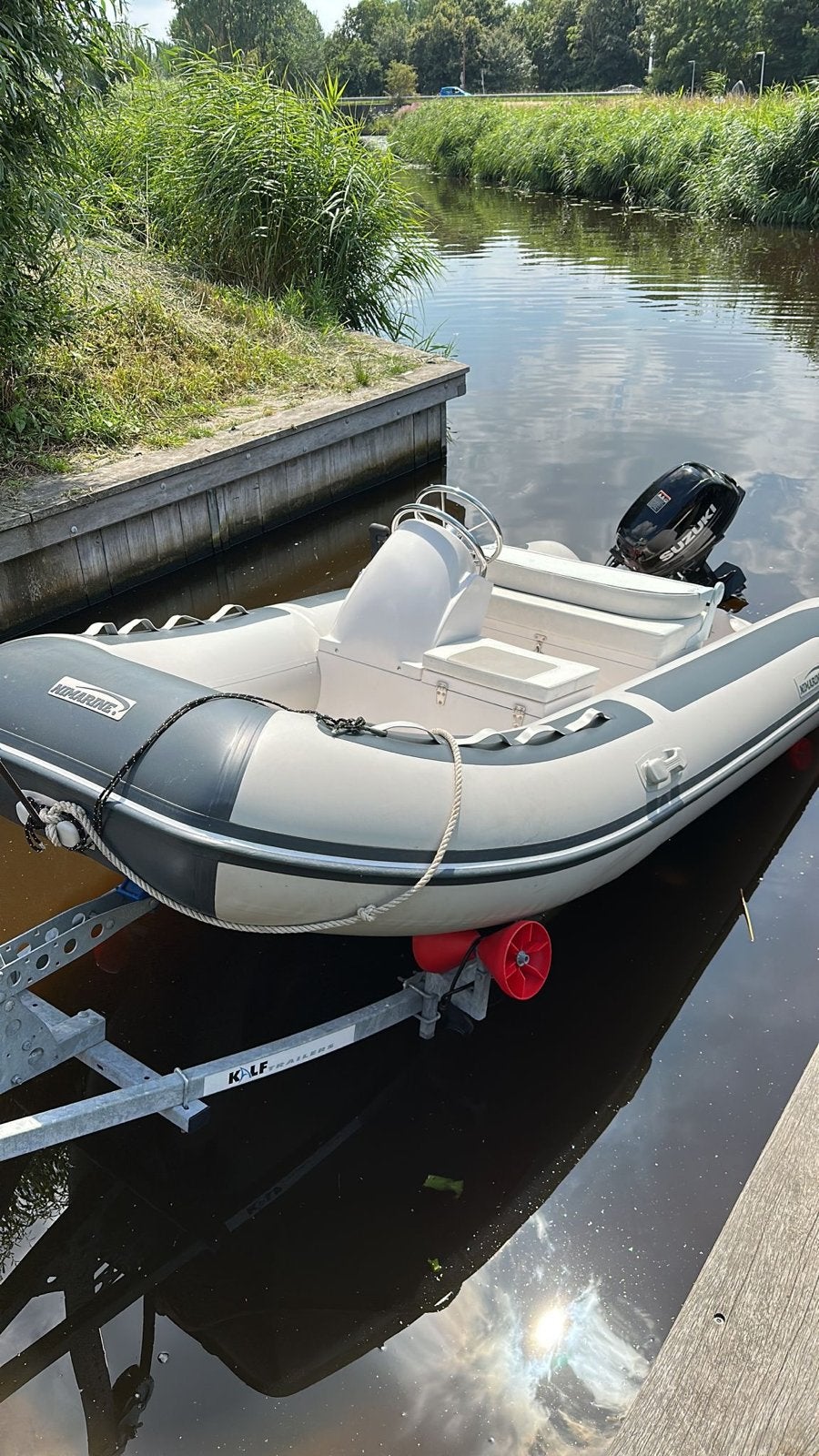 Nimarine 360 rib met stuurconsole en buitenboordmotor, Inclusief motor, 10 pk, Zo goed als nieuw, Nimarine