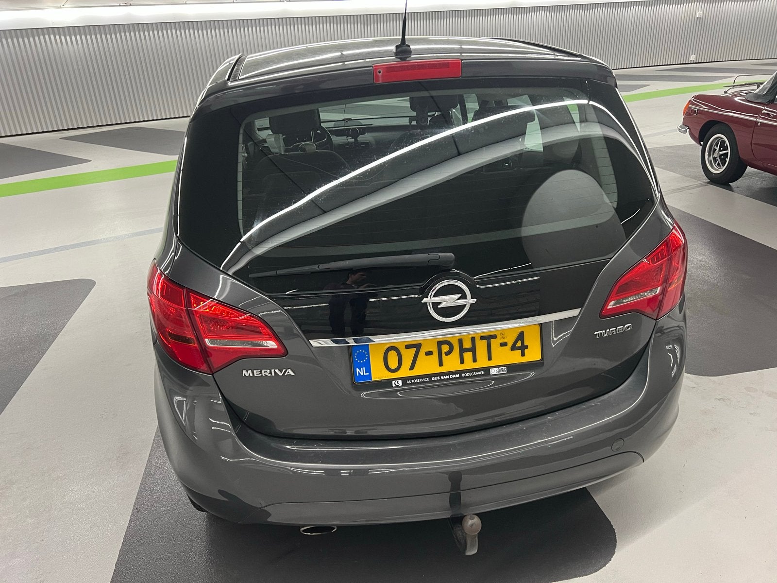 Opel Meriva Innovation 2011 1.4 Turbo Donkergrijs metallic, Voorwielaandrijving, Stof, Zwart, 4 cilinders