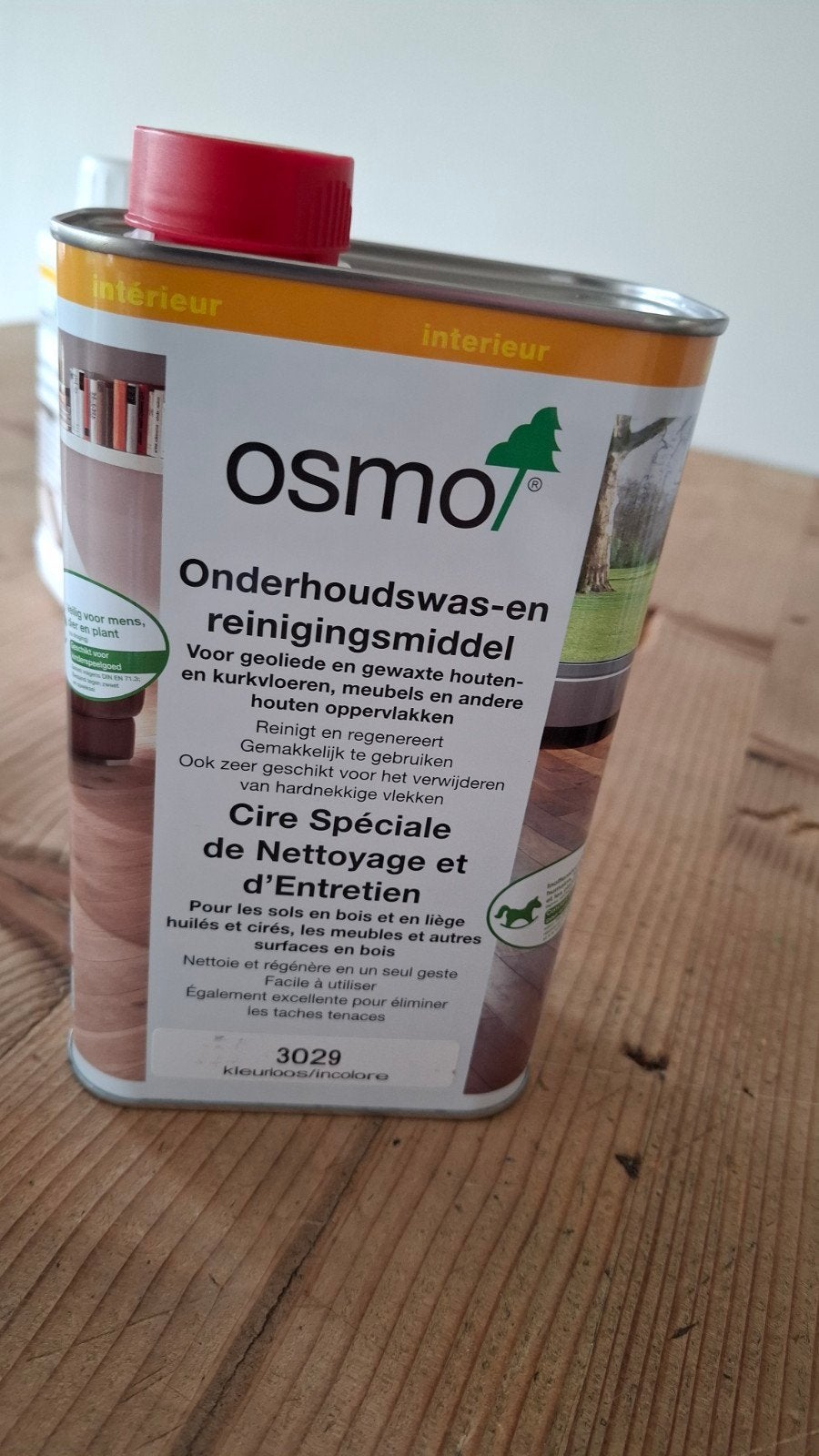 osmo onderhoudswas-en reinigingsmiddel, Ophalen, Nieuw