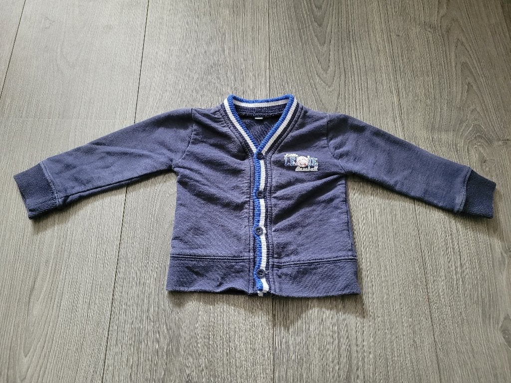 Blauw vestje maat 74 ~ MP3025, Ophalen of Verzenden, Gebruikt, Jongetje, Truitje of Vestje