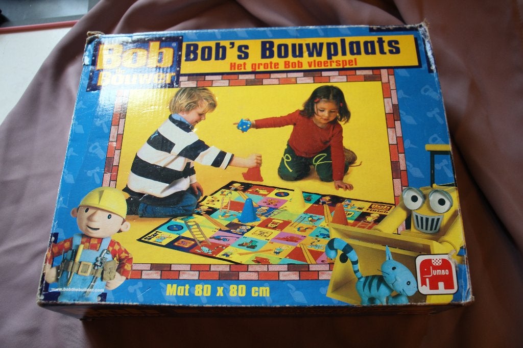 Bob's bouwplaats vloer bordspel - bob de bouwer - compleet, Ophalen of Verzenden, Gebruikt