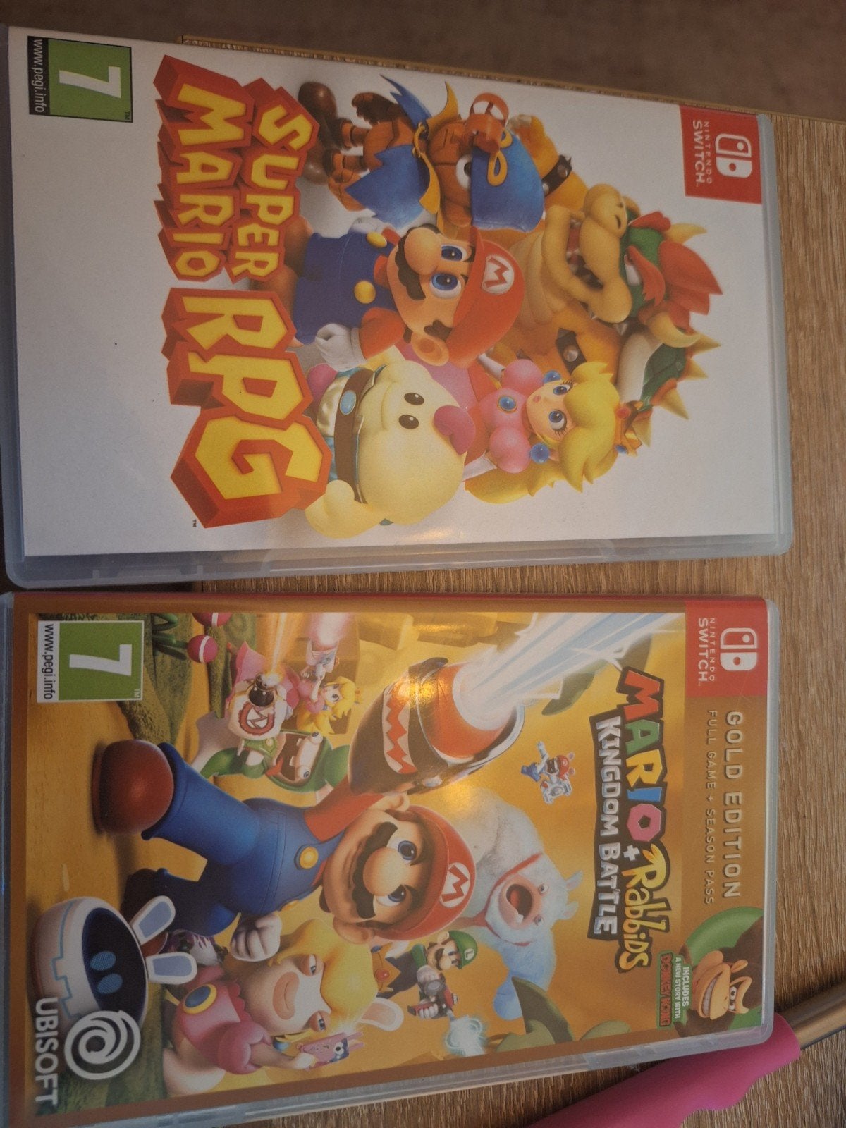 Mario + rabbids Edition Gold en super Mario RPG, Ophalen, Overige genres, 1 speler, Zo goed als nieuw