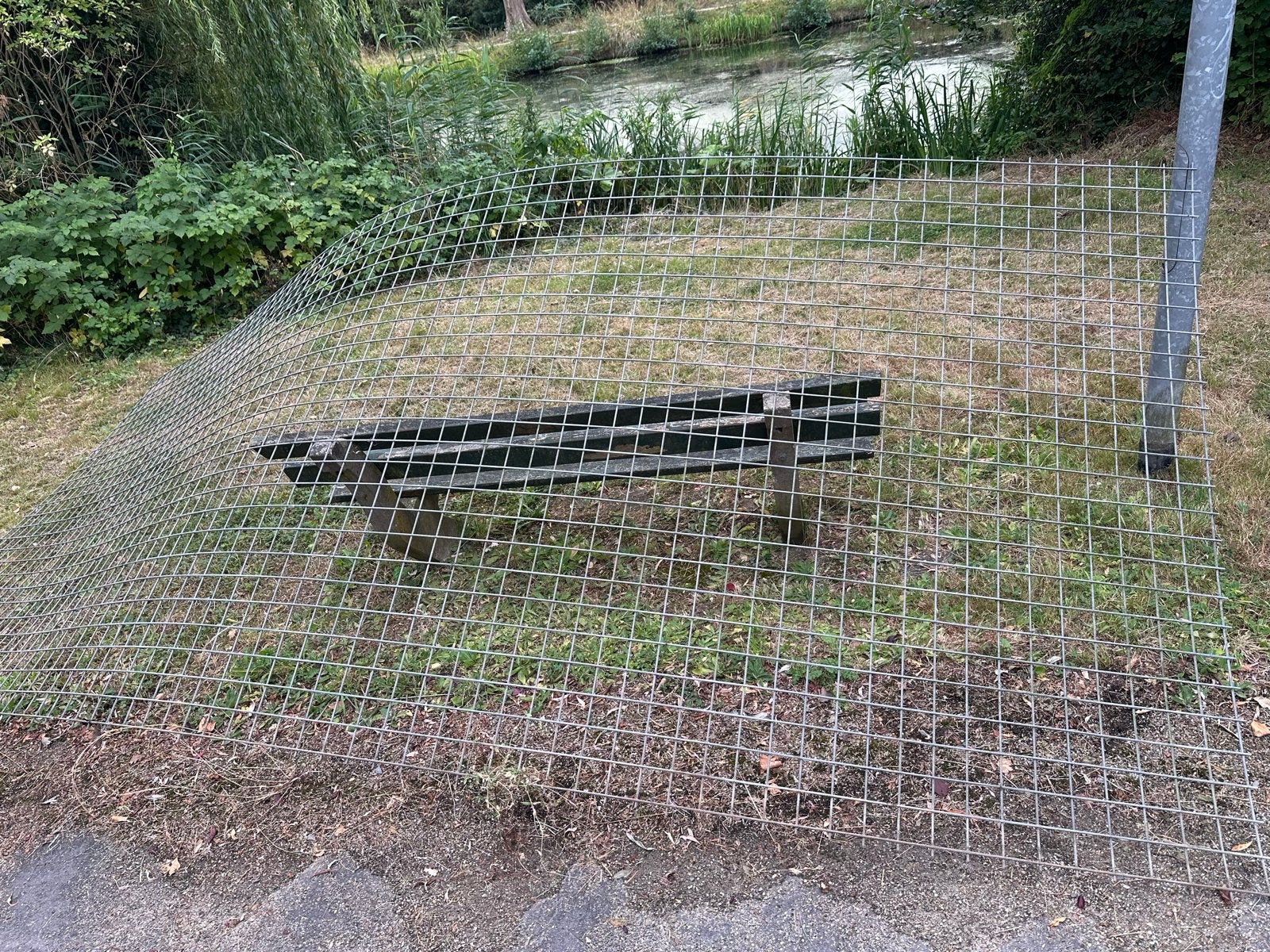 Gaashekwerk voor tuin of afzetting, Ophalen, Gebruikt, 10 tot 20 meter, Gaas