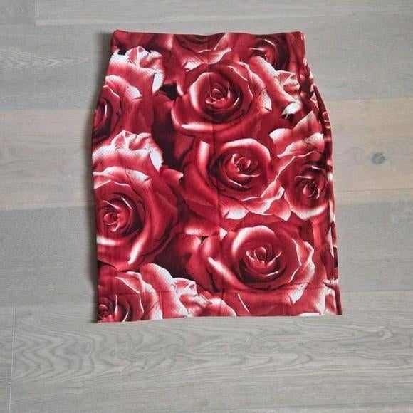 Emma rok met rozenprint - College Style - Maat 38, Maat 38/40 (M), Ophalen of Verzenden, Zo goed als nieuw, Purdey