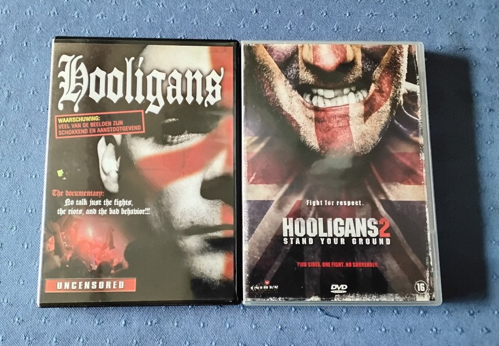 2x DVD Hooligans, Vanaf 16 jaar, Ophalen, Zo goed als nieuw, Overige genres