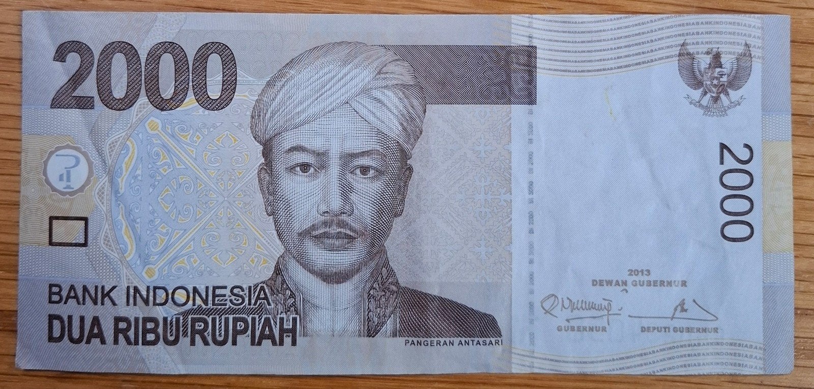 11a# Indonesië 2000 Rupiah 2013/2009 P148, Postzegels en Munten, Bankbiljetten | Azië, Ophalen of Verzenden, Zuidoost-Azië