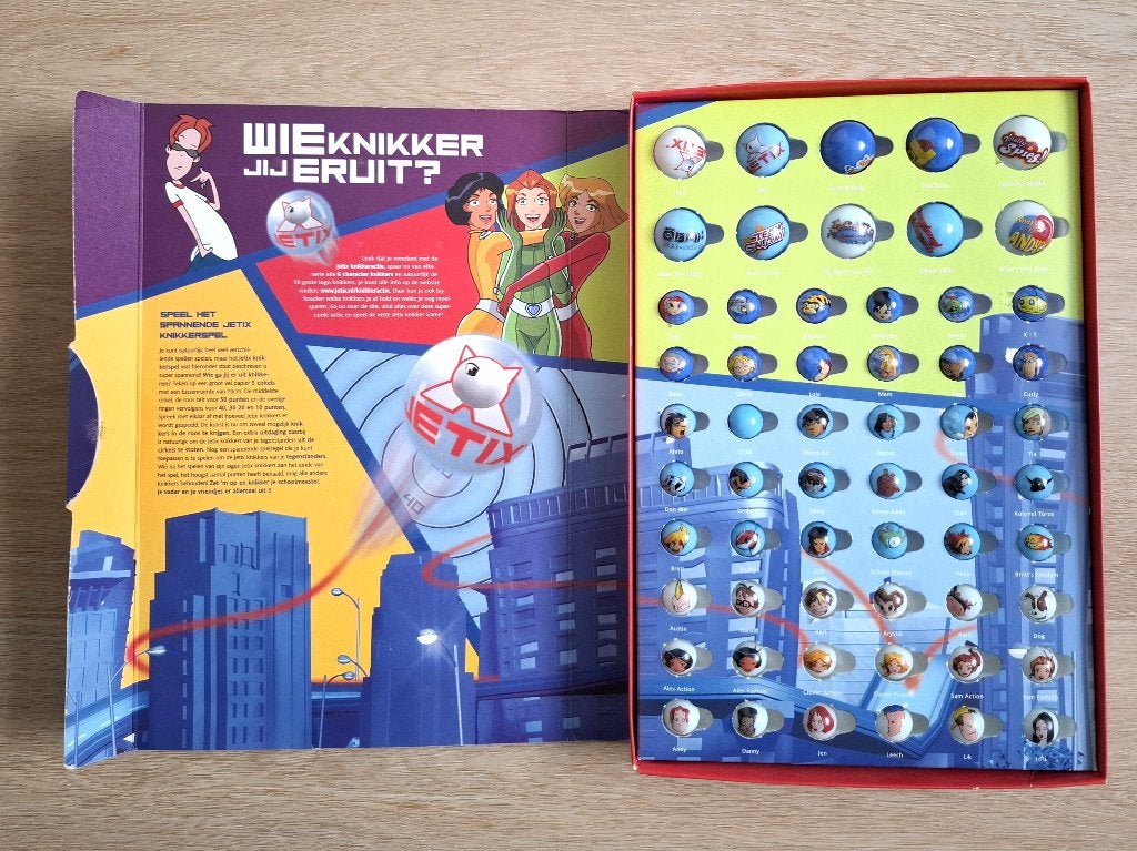Jetix Knikker box Uit 2007, Plus, Ophalen of Verzenden