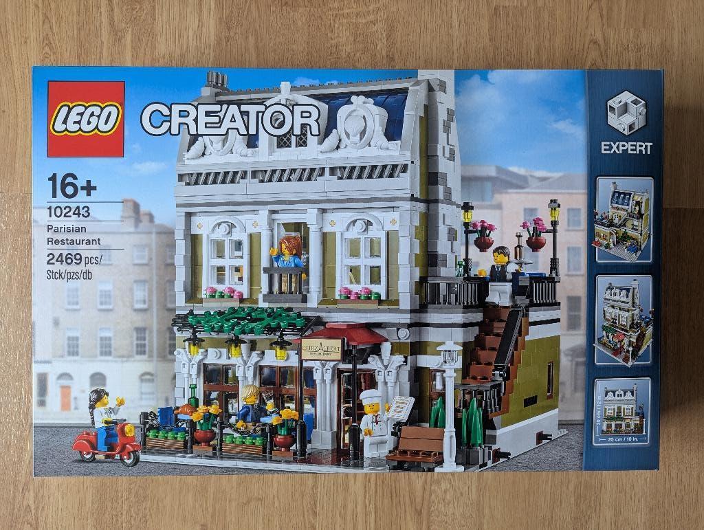 Lego creator expert parijs restaurant 10243, modular NIEUW, Lego, Nieuw, Ophalen of Verzenden, Compleet