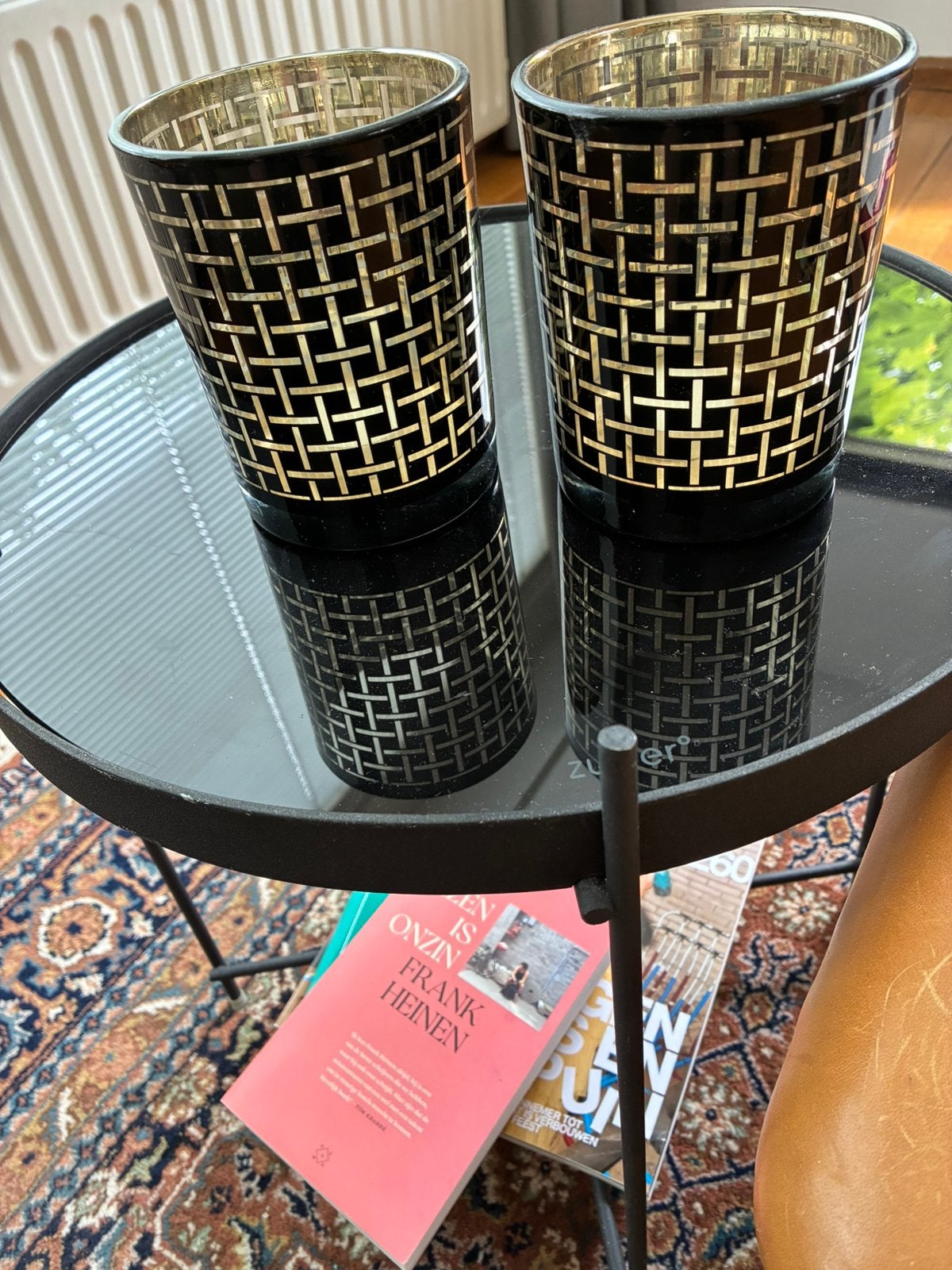 2 mooie sfeervolle windlichten, Ophalen of Verzenden, Zo goed als nieuw