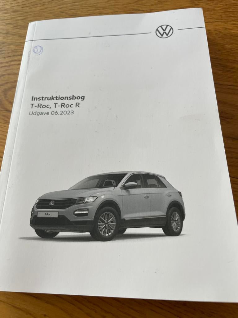 Handleiding Volkswagen T-Roc 06-2023 Deens, Ophalen of Verzenden