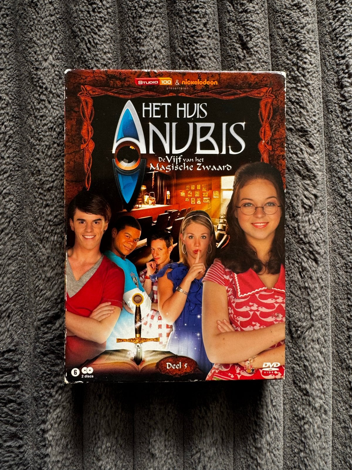 Het Huis Anubis Deel 5 DVD-box (2 DVD's), Avontuur, Gebruikt, Boxset, Ophalen of Verzenden