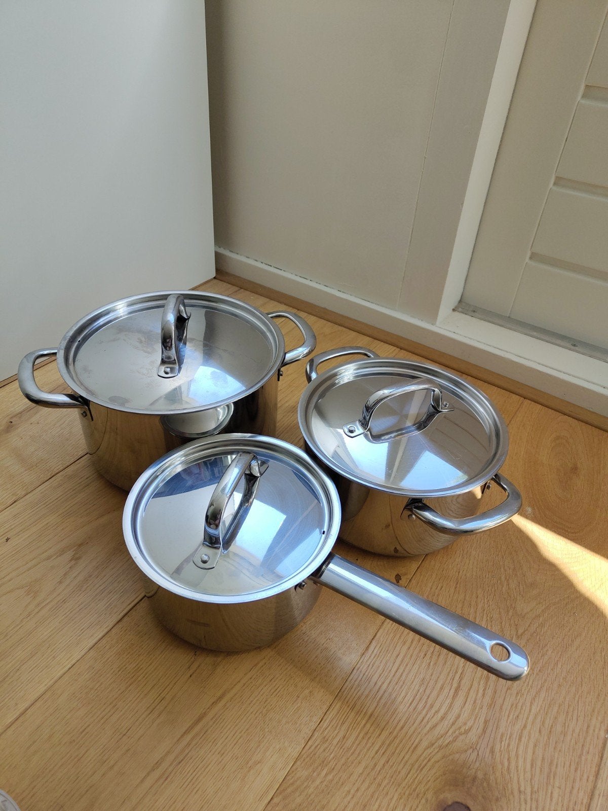 IKEA Kookpannen Set - 17cm, 20cm, 22cm RVS, Huis en Inrichting, Ophalen, Rvs