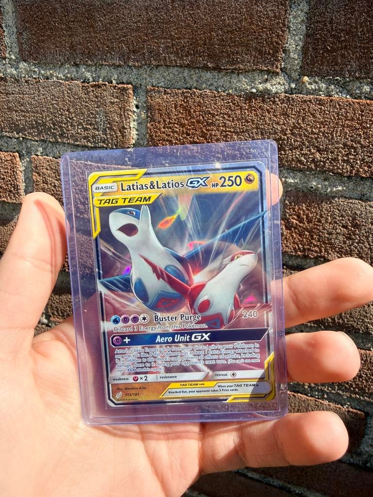 Latias & latios GX #113 Tag team, Ophalen of Verzenden, Zo goed als nieuw