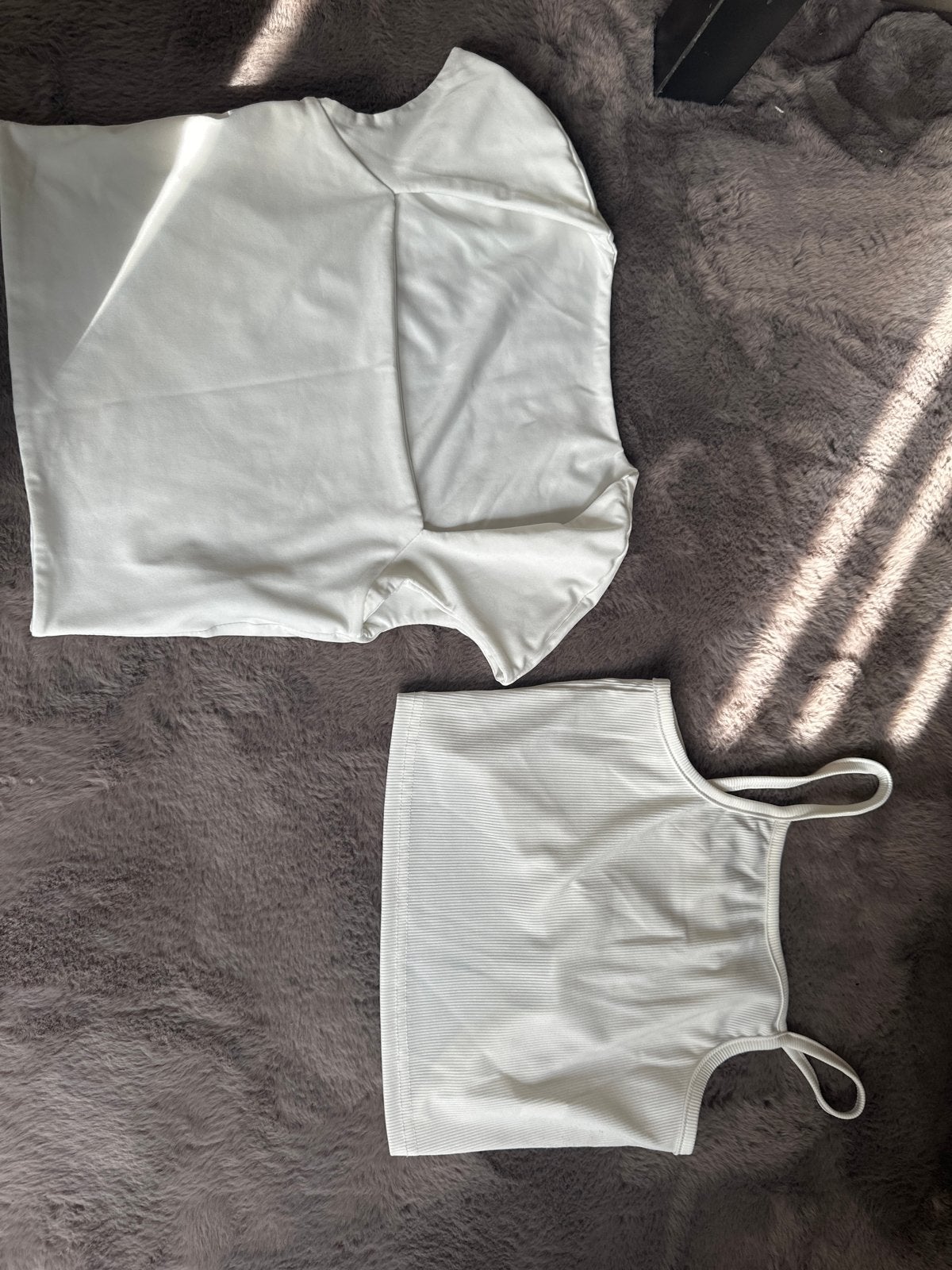 3 crop tops van SHEIN maat S, Ophalen, Gedragen, Maat 36 (S), Wit