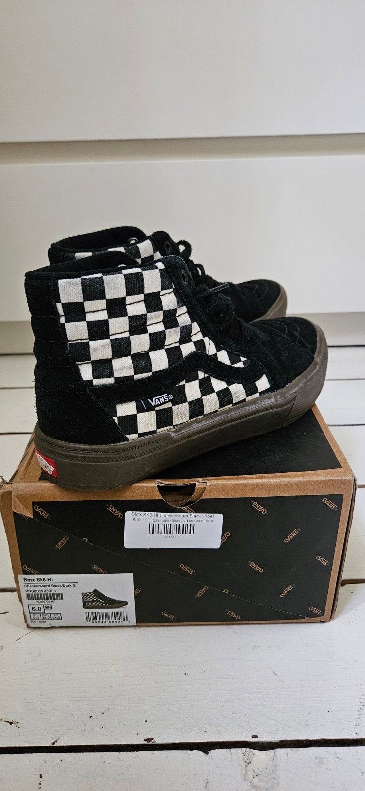 Vans maat 38 - zwart-wit geblokt. Zgan, Kleding | Dames, Ophalen of Verzenden, Zo goed als nieuw