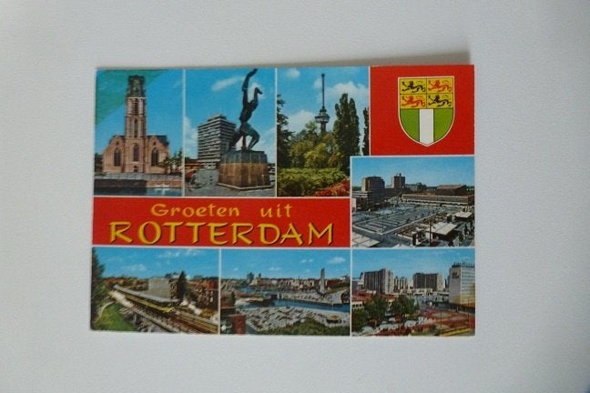 ROTTERDAM Euromast Zadkine Haven Trein Station, Ophalen, 1960 tot 1980, Ongelopen, Zuid-Holland