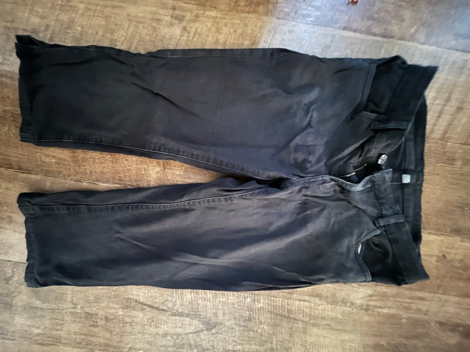 Zwarte 3/4e spijkerbroek maat 38, Kleding | Dames, Maat 38/40 (M), Zwart, Ophalen of Verzenden, Lang