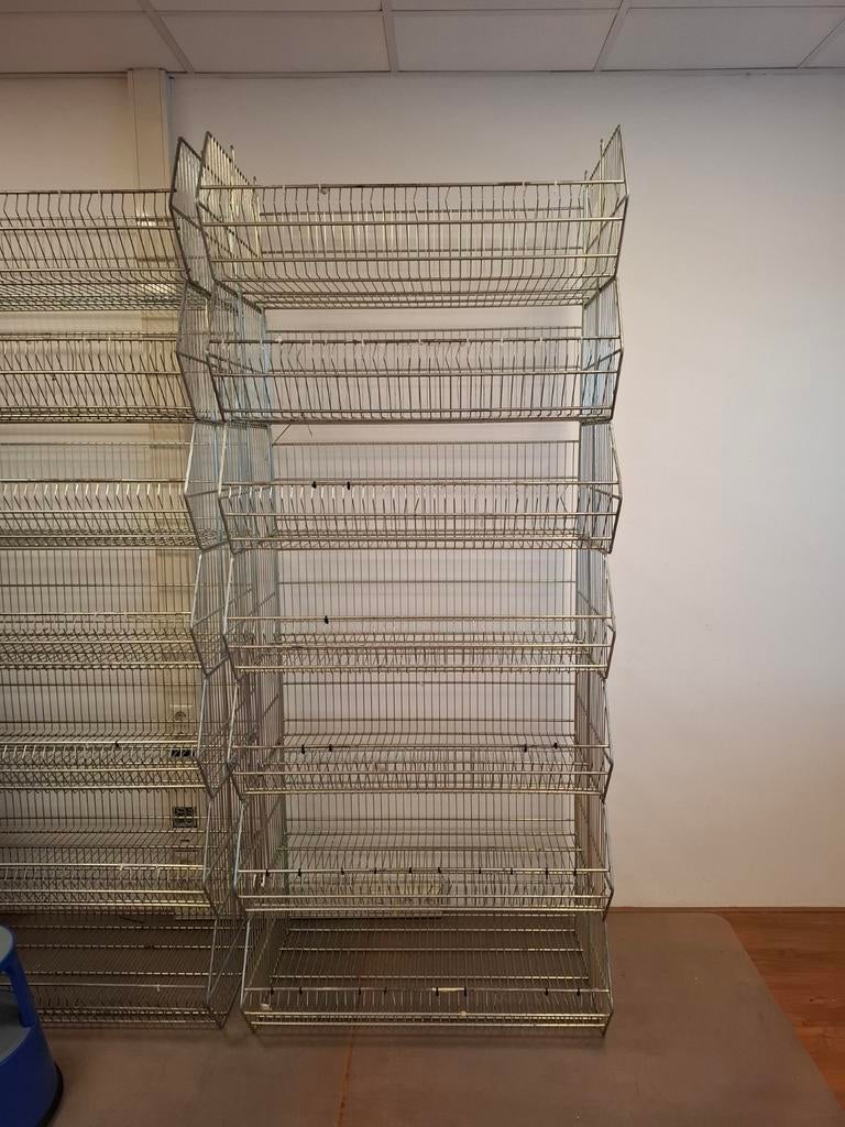 Draadmanden stapelbaar, Ophalen, Gebruikt