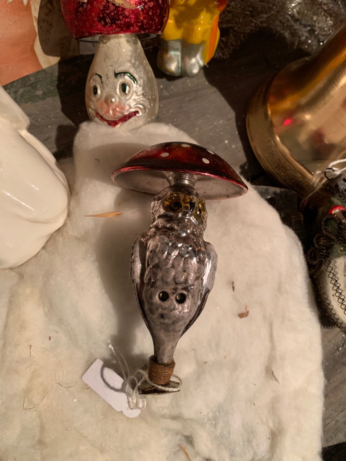 Kerst vogel op clip, Gebruikt, T, Ophalen of Verzenden, N