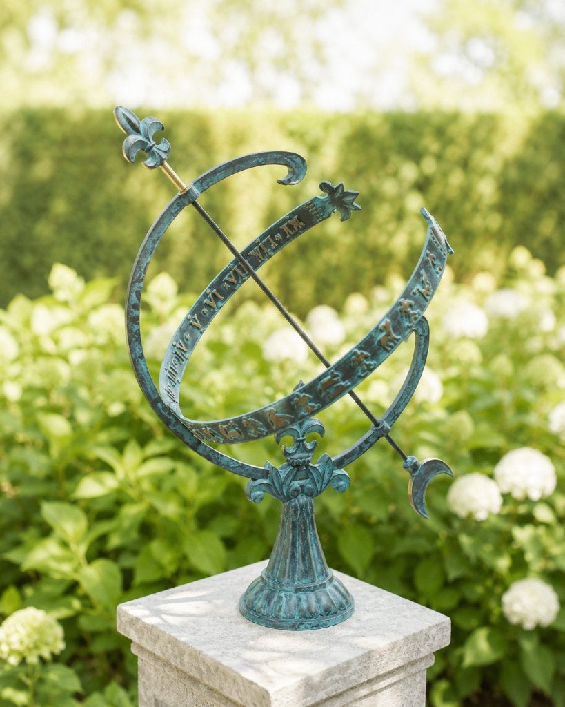 bronzen zonnewijzer // geen verzendkosten / nieuw dierenriem, Huis en tuin decoratie Marie, Nieuw, Info@huisentuindecoratiemarie.nl