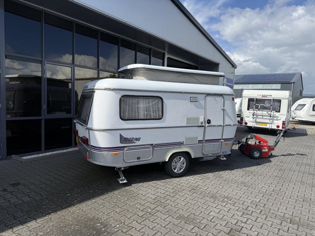 Eriba Touring 420 GT Langslaper + WC 720KG leeg Super Netjes, Caravans en Kamperen, Caravans, Tot en met 2, Bedrijf, Treinzit
