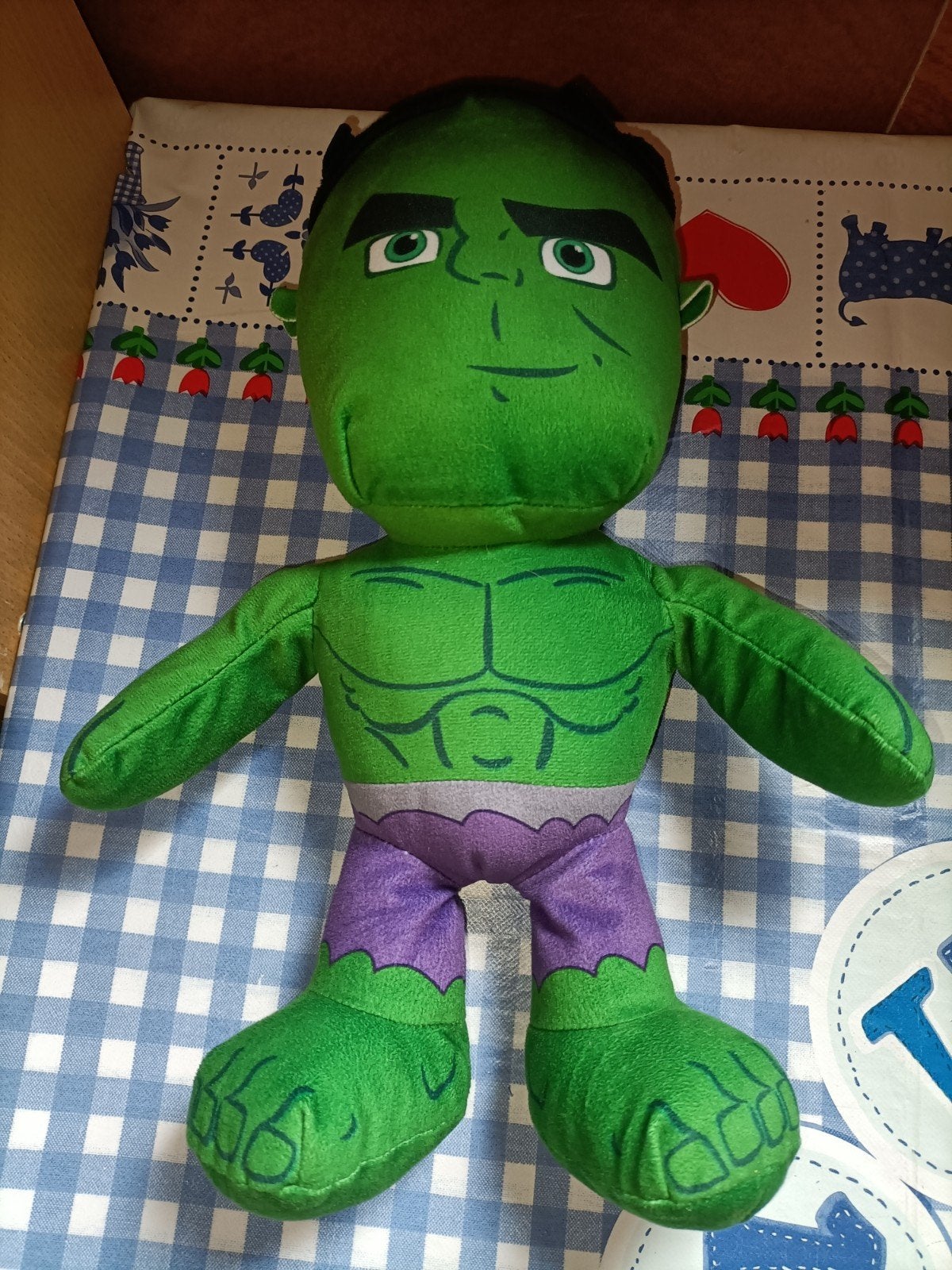 Hulk knuffel 33 cm groot, Ophalen of Verzenden