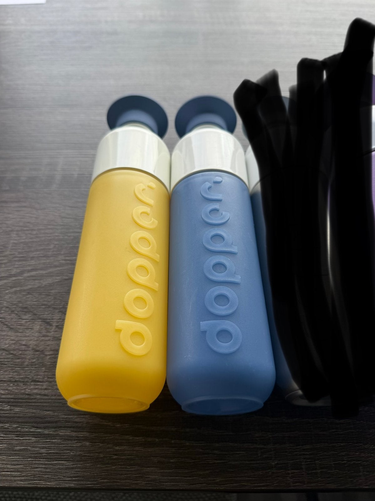 Set van 2 dopper drinkflessen in verschillende kleuren nieuw, Sport en Fitness, Ophalen of Verzenden, Nieuw