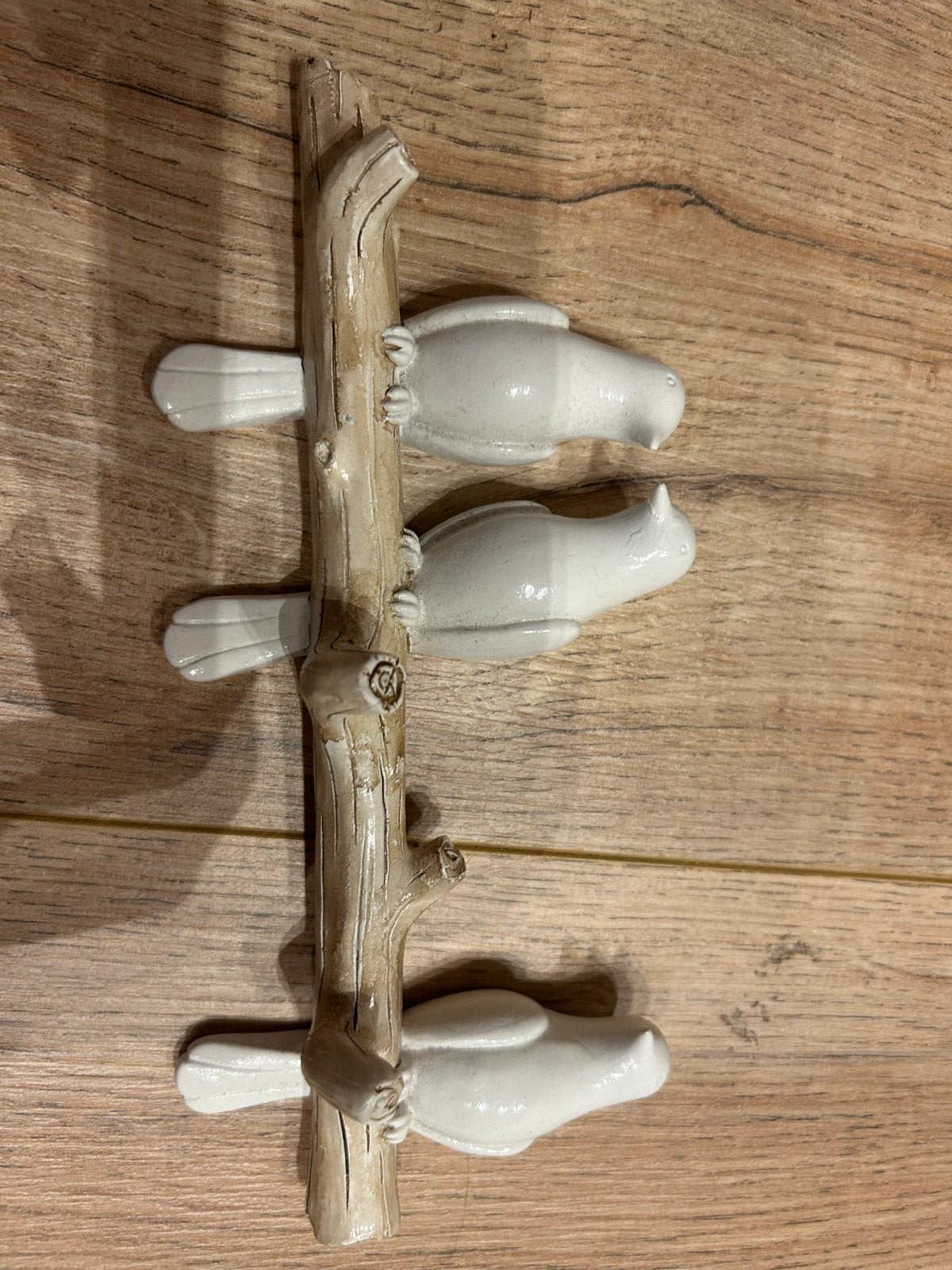 Wandkapstok met vogels - decoratief en functioneel, Wandkapstok, Overige materialen, Ophalen of Verzenden, Zo goed als nieuw
