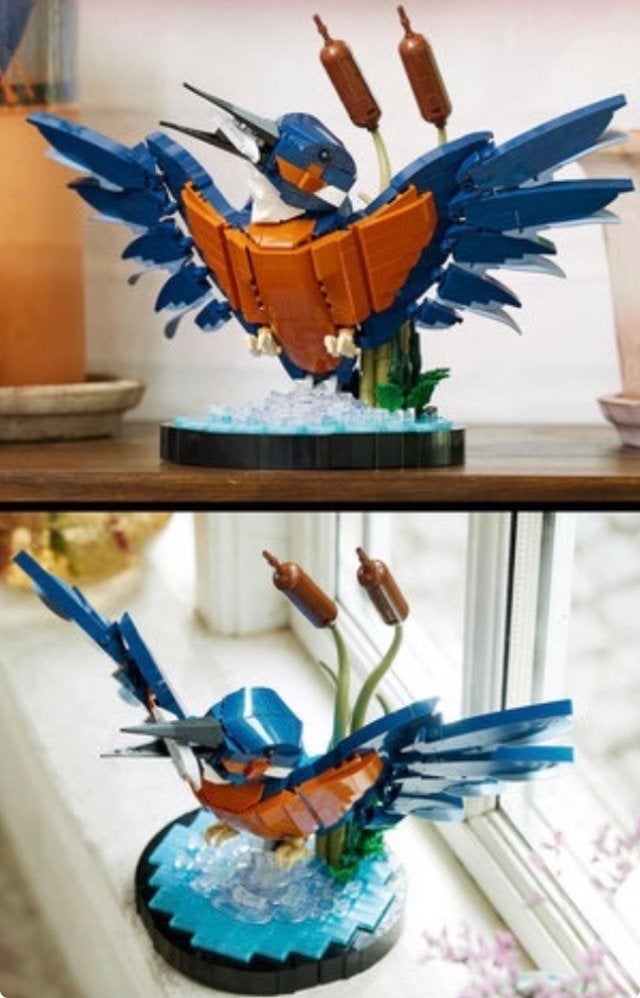 Lego-stijl ijsvogel 10331, Ophalen of Verzenden, Zo goed als nieuw, Overige merken