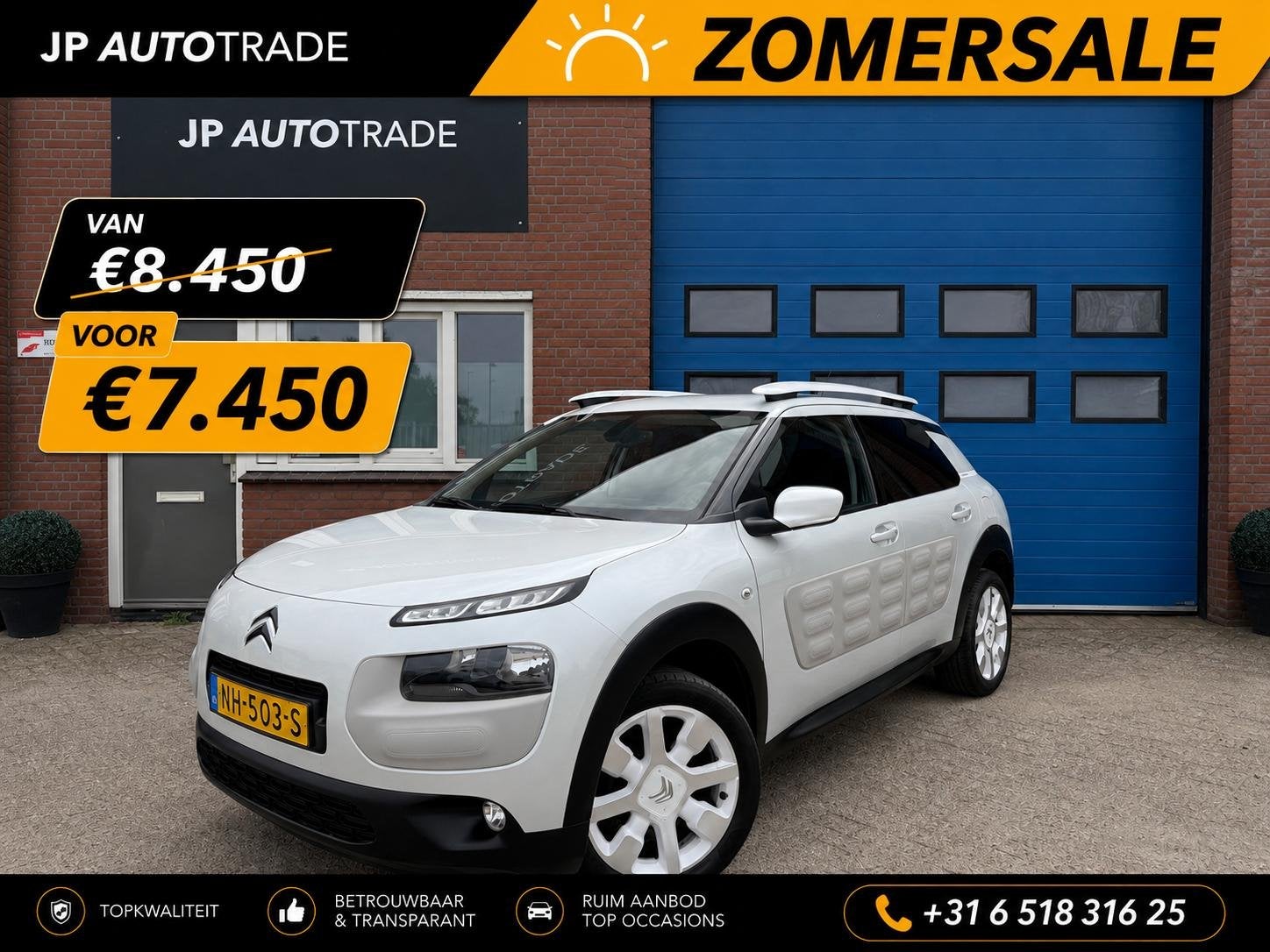 Citroen C4 Cactus 1.2 PureTech | NL Auto | Navi | Airco | Le, Voorwielaandrijving, Stof, 1199 cc, 82 pk