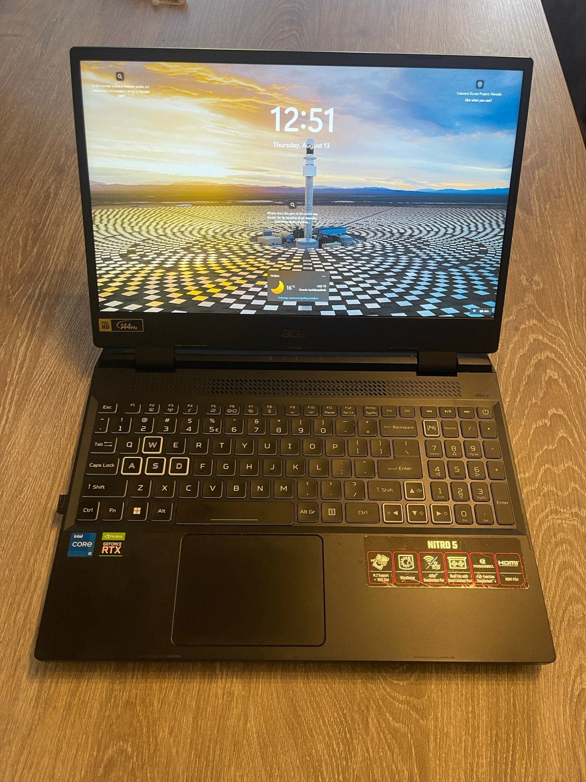 Acer Nitro 5 RTX 3060 32GB RAM Gaming Laptop, Computers en Software, Ophalen, Gebruikt, Met videokaart, 2 tot 3 Ghz