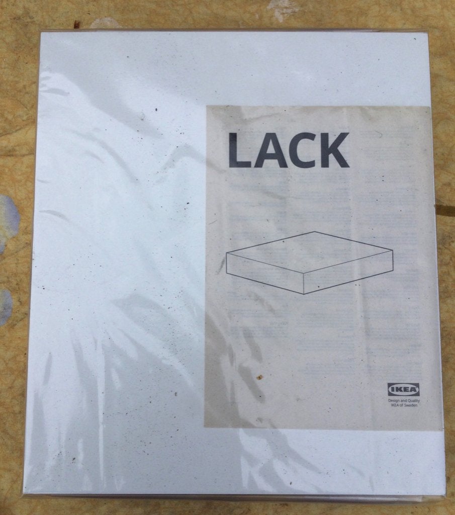 Lack zwevende planken 26x30 wit nieuw, Huis en Inrichting, Woonaccessoires | Wandplanken en Boekenplanken, Ophalen of Verzenden