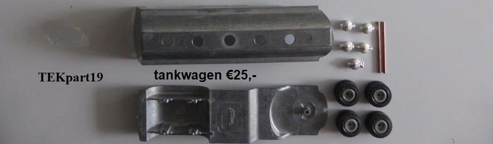 tekno tank trailer kit, Verzenden, Nieuw, Bus of Vrachtwagen, Tekno