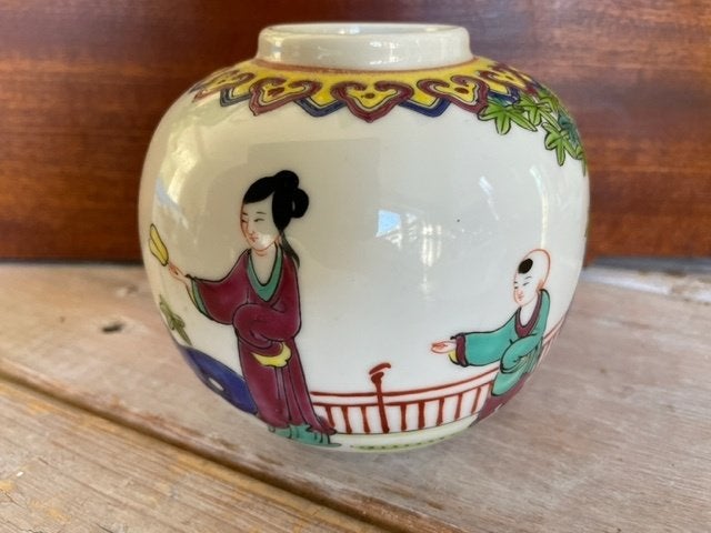 Antieke chinese vaas / gemberpot. Jiangxi jingdezhen., Ophalen