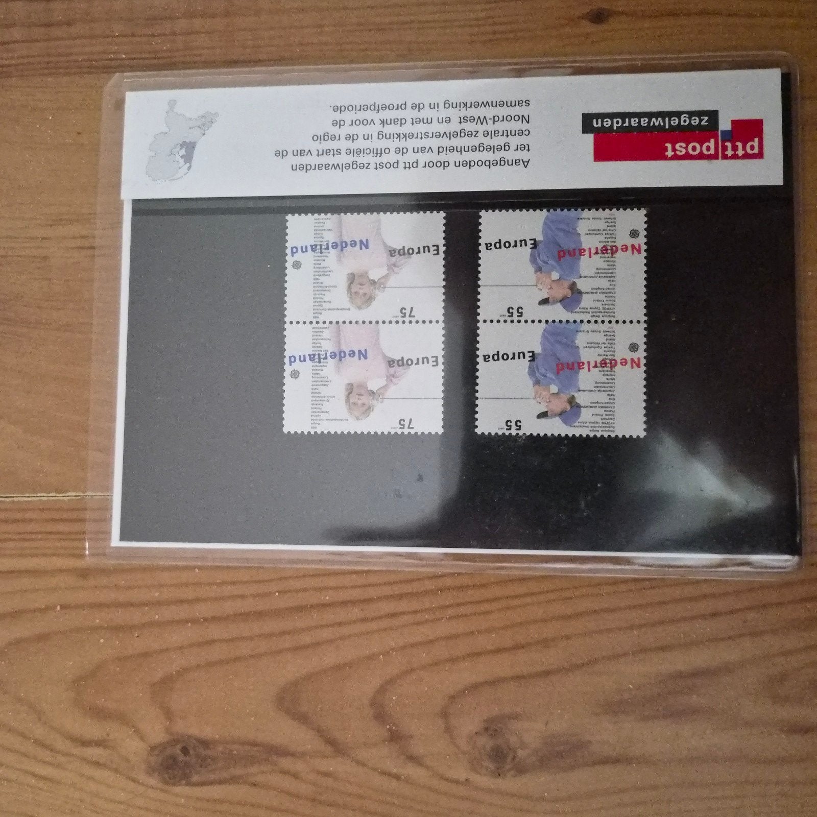 Postzegelmapje PTTpost zegelwaarden, Ophalen of Verzenden