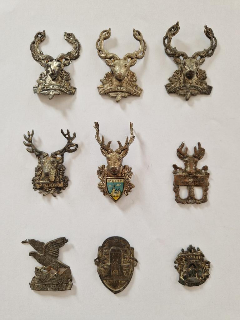 Oude wandelstok emblemen uit Duitsland, Verzamelen, Ophalen of Verzenden