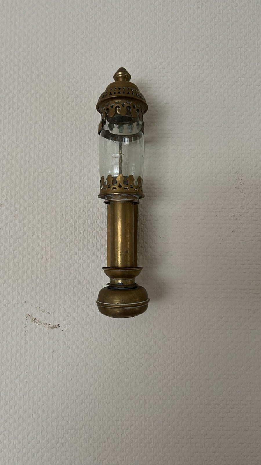 Zeer oude petroleumlamp, Ophalen of Verzenden