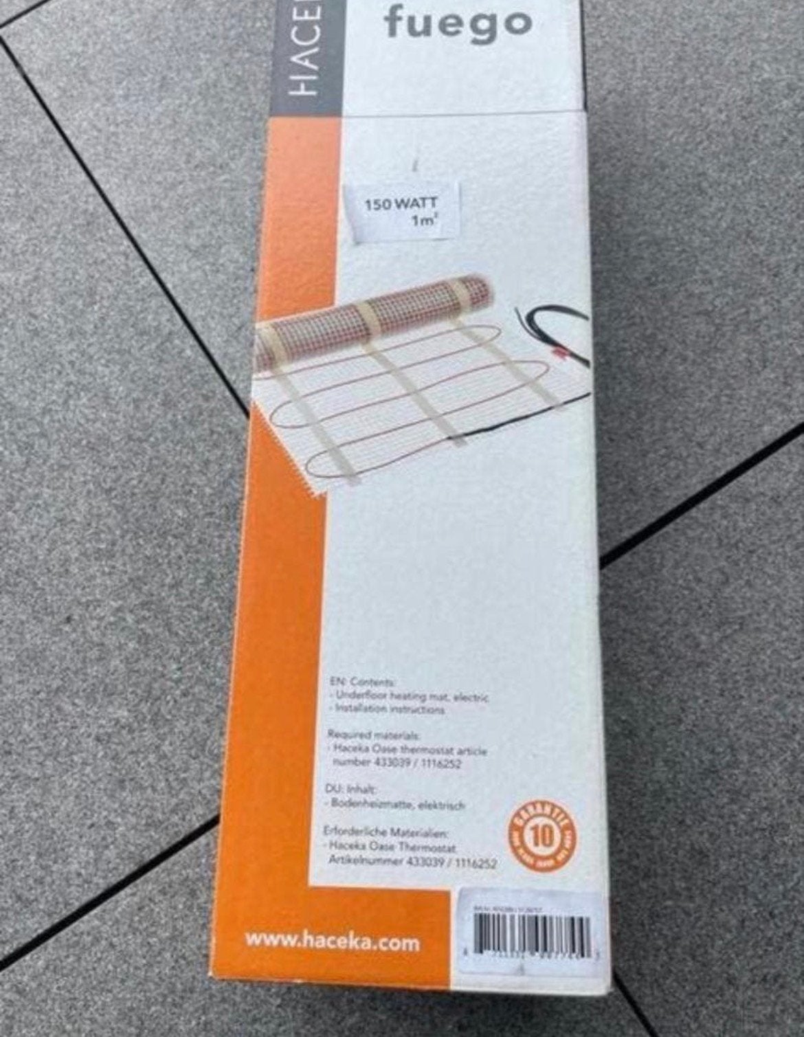 Vloerverwarming matje, Ophalen of Verzenden, Nieuw