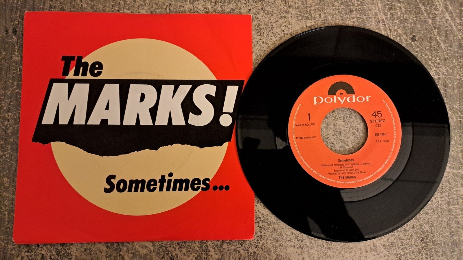 The marks  - sometimes.., Gebruikt, 7 inch, Pop, Fotohoes