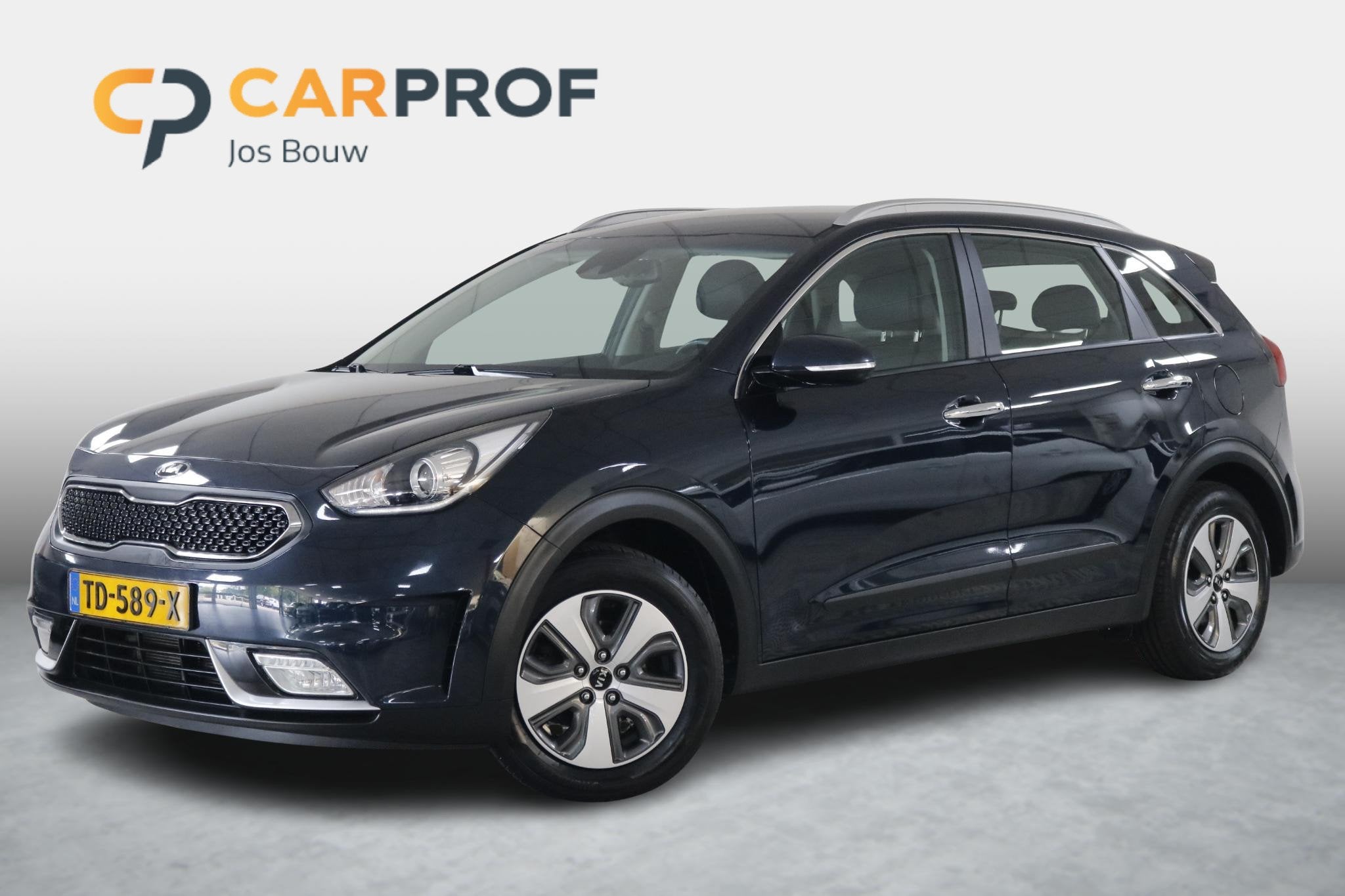 Kia Niro 1.6 GDi Hybrid DynamicLine Clima | Cruise | Carplay, Auto's, Kia, Gebruikt, Euro 6, 2 kWh, Blauw