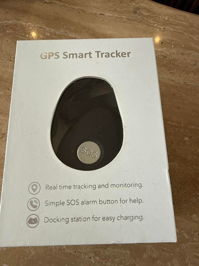 GPS Smart Tracker met SOS-knop noodknop, Ophalen of Verzenden, Gebruikt, Zwart
