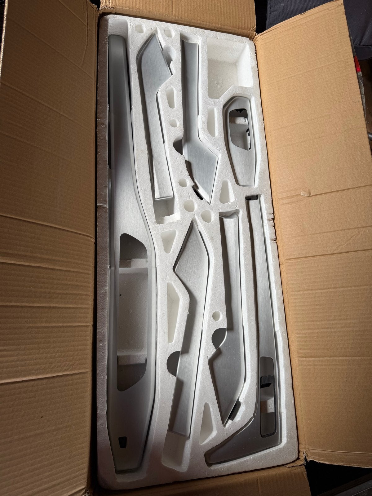 Audi A4 B9 8W A5 S-line Aluminium Interieurlijsten OEM, Auto-onderdelen, Interieur en Bekleding, Ophalen of Verzenden, Gebruikt