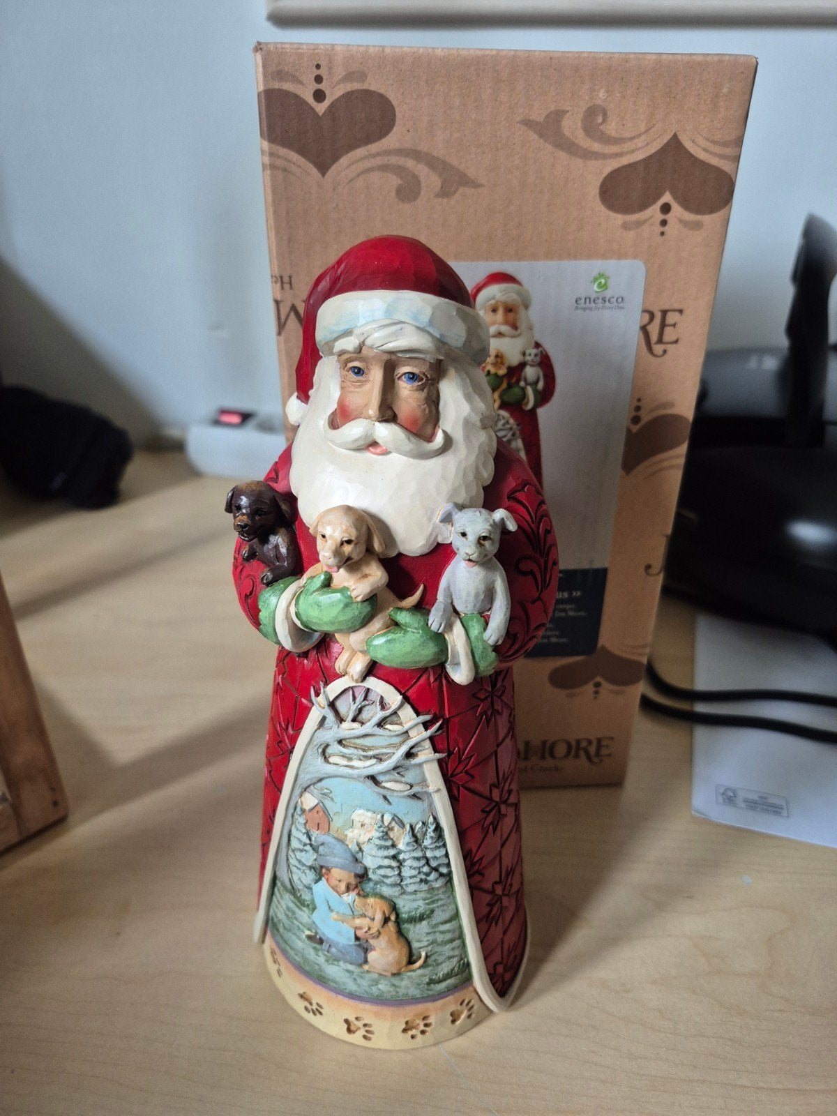heartwood creek santa with puppies dog days of christmas, Diversen, Kerst, Ophalen of Verzenden